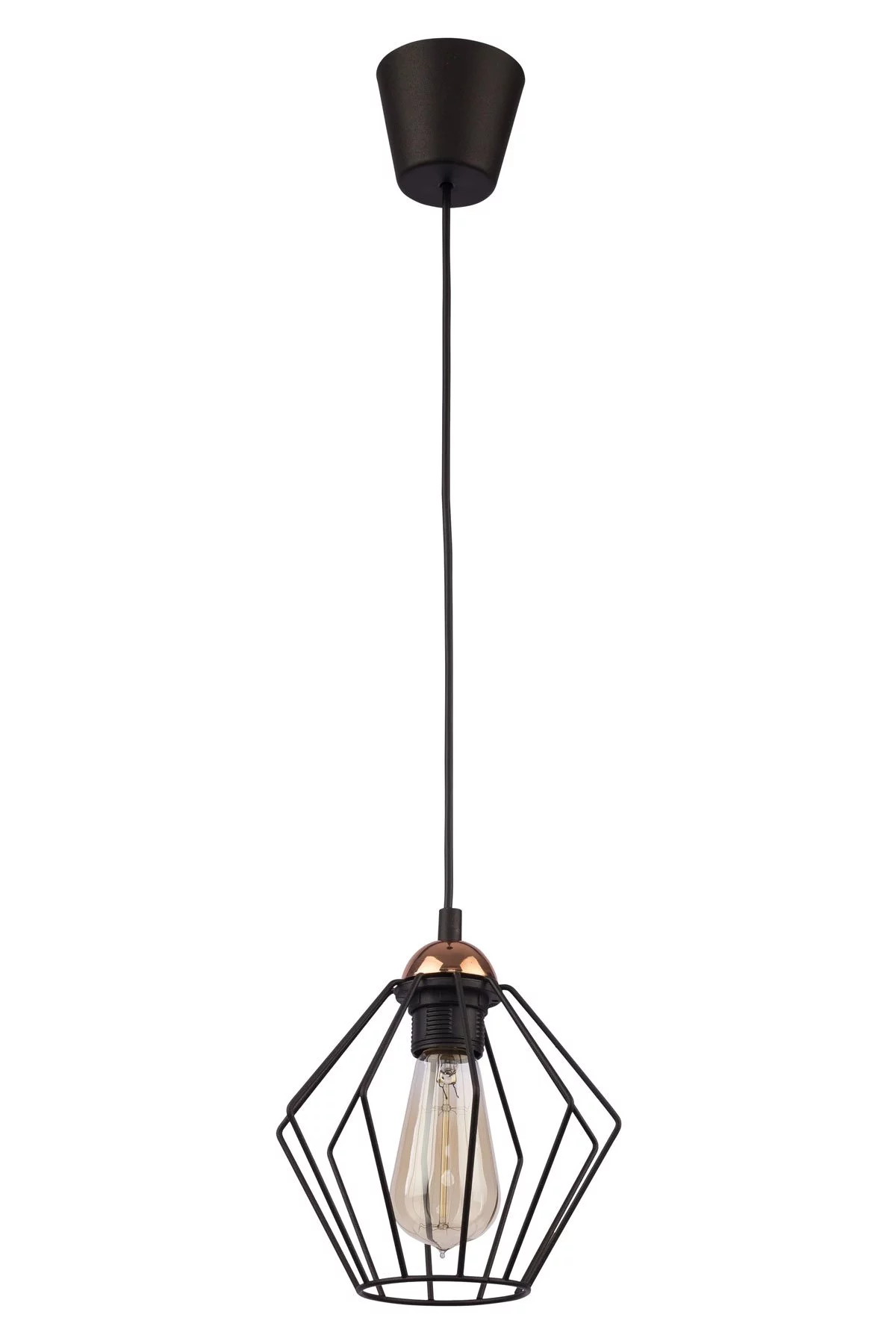   
                        
                        Люстра TK LIGHTING (Польща) 91691    
                         у стилі Лофт, Скандинавський.  
                        Тип джерела світла: світлодіодна лампа, змінна.                         Форма: Коло.                         Кольори плафонів і підвісок: Чорний.                         Матеріал: Метал.                          фото 1