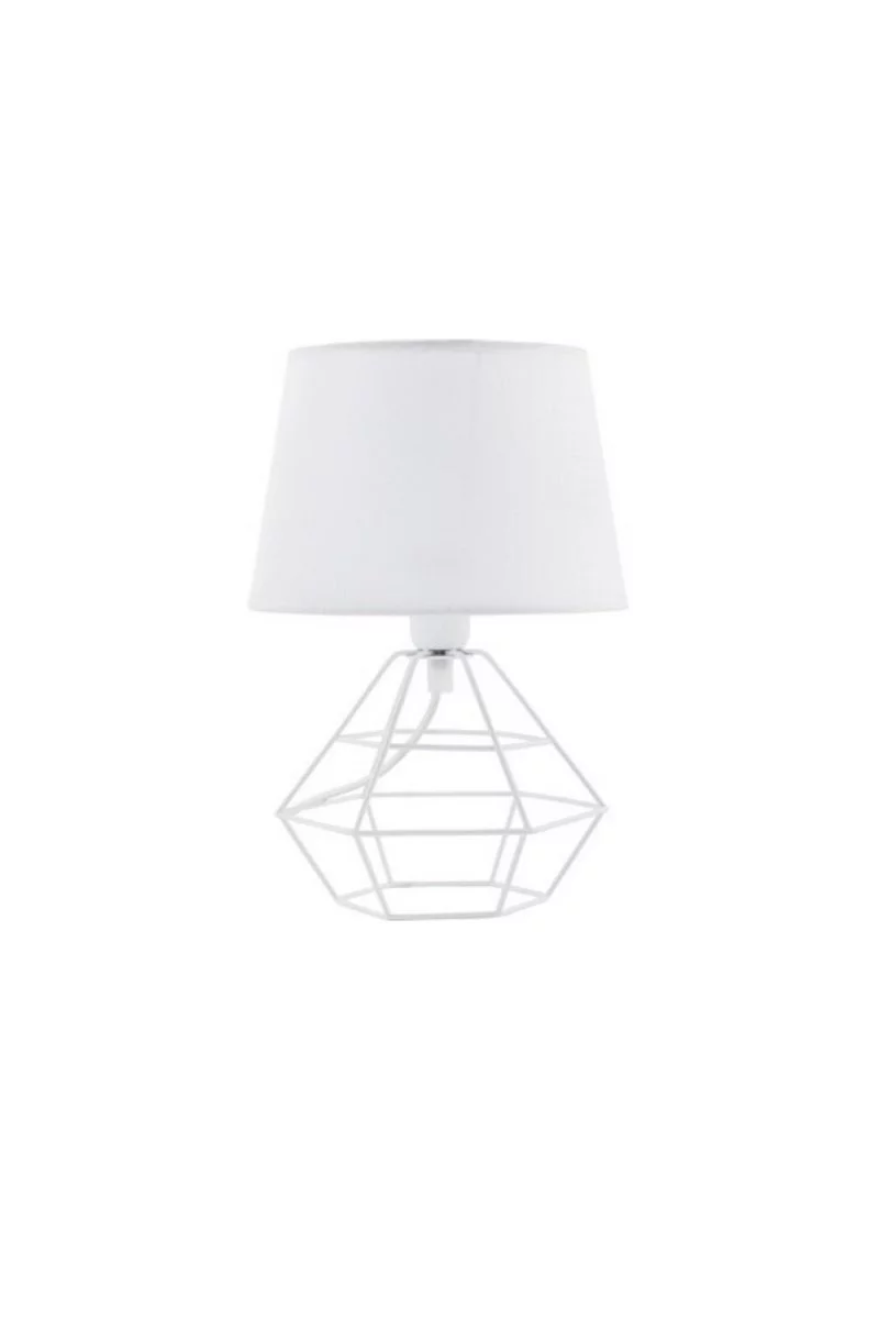   
                        
                        Настільна лампа TK LIGHTING (Польща) 92085    
                         у стилі Лофт.  
                        Тип джерела світла: світлодіодна лампа, змінна.                                                 Кольори плафонів і підвісок: Білий.                         Матеріал: Метал.                          фото 1