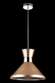   
                        Люстра MAYTONI (Німеччина) 92923    
                         у стилі Модерн.  
                        Тип джерела світла: світлодіодна лампа, змінна.                         Форма: Коло.                         Кольори плафонів і підвісок: Коричневий.                         Матеріал: Метал.                          фото 1