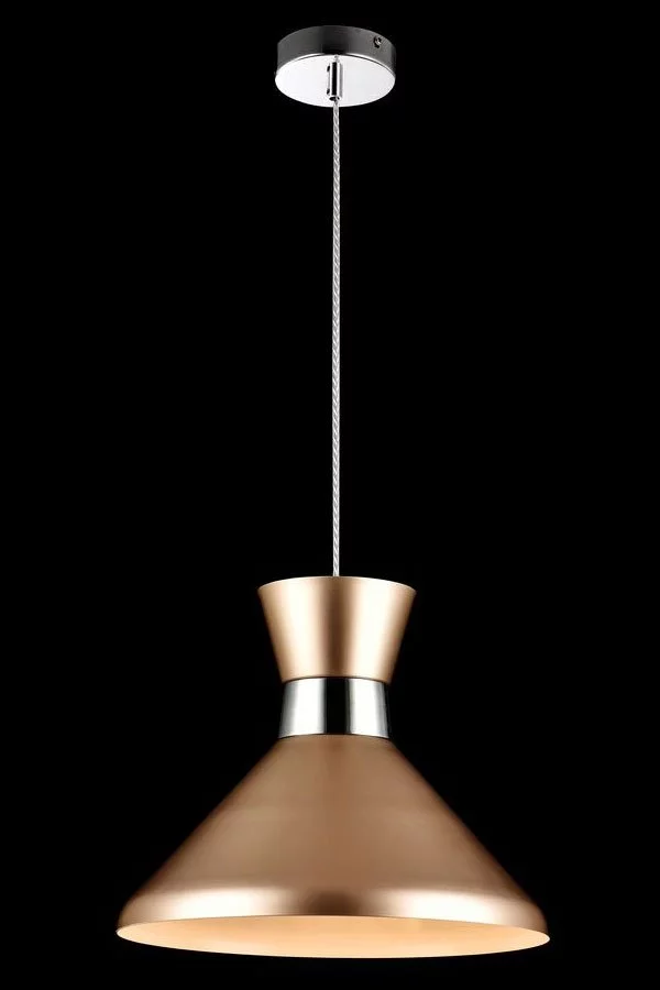  
                        Люстра MAYTONI (Німеччина) 92923    
                         у стилі Модерн.  
                        Тип джерела світла: світлодіодна лампа, змінна.                         Форма: Коло.                         Кольори плафонів і підвісок: Коричневий.                         Матеріал: Метал.                          фото 2