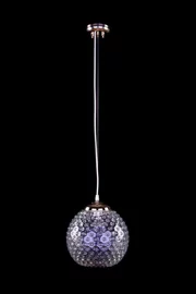   
                        Люстра ARTGLASS  (Чехия) 92929    
                         в стиле Арт-деко.  
                        Тип источника света: светодиодная лампа, сменная.                         Форма: Шар.                         Цвета плафонов и подвесок: Прозрачный.                         Материал: Стекло.                          фото 1