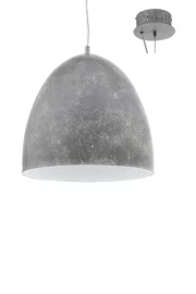   
                        Люстра EGLO  (Австрия) 93406    
                         в стиле хай-тек.  
                        Тип источника света: встроенные светодиоды led.                         Форма: круг.                         Цвета плафонов и подвесок: серый, белый.                         Материал: пластик, металл.                          фото 1