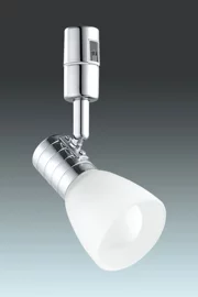   
                        Трековий світильник EGLO (Австрія) 93429    
                         у стилі Хай-тек.  
                        Тип джерела світла: cвітлодіодні led, енергозберігаючі, розжарювання.                         Форма: Коло.                         Кольори плафонів і підвісок: Білий.                         Матеріал: Скло.                          фото 1