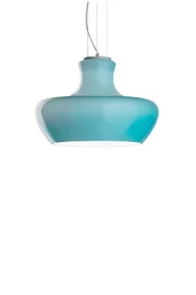   
                        
                        Люстра IDEAL LUX (Италия) 93771    
                         в стиле Модерн.  
                        Тип источника света: светодиодная лампа, сменная.                         Форма: Круг.                         Цвета плафонов и подвесок: Голубой.                         Материал: Стекло.                          фото 1