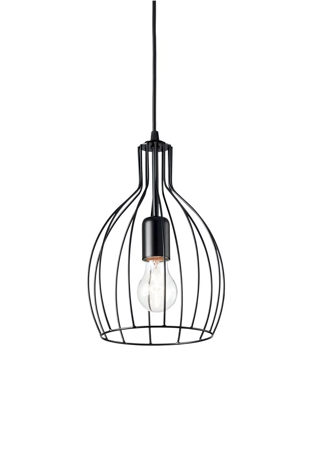   
                        
                        Люстра IDEAL LUX (Італія) 93774    
                         У стилі Лофт, Скандинавський.  
                        Тип джерела світла: світлодіодна лампа, змінна.                         Форма: Коло.                         Кольори плафонів і підвісок: Чорний.                         Матеріал: Метал.                          фото 1
