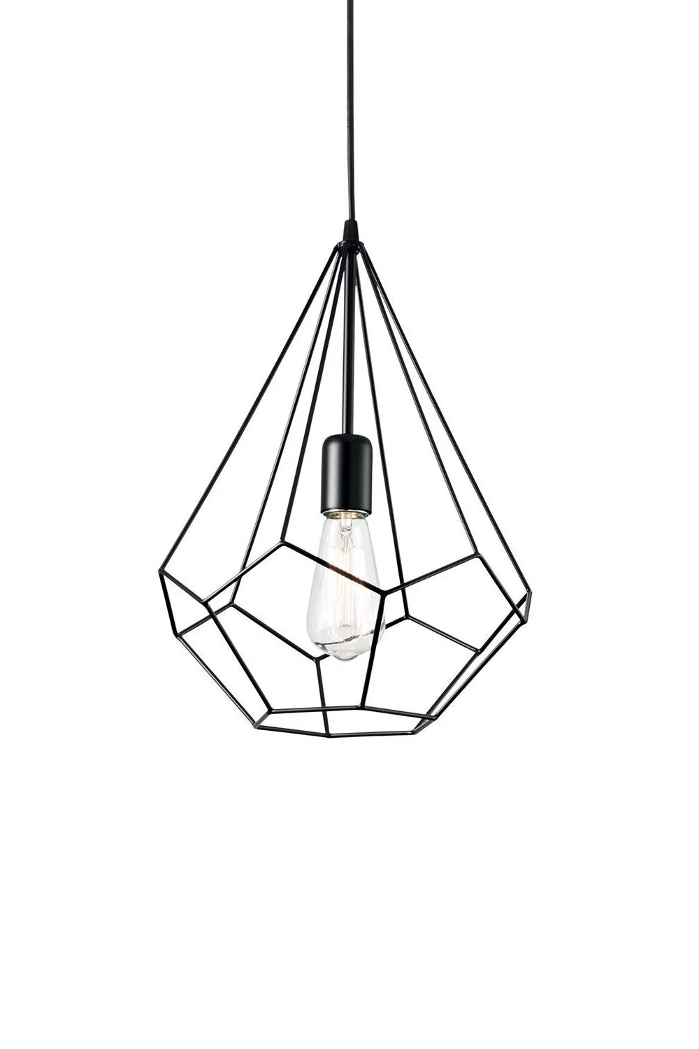   
                        
                        Люстра IDEAL LUX (Італія) 93775    
                         У стилі Лофт, Скандинавський.  
                        Тип джерела світла: світлодіодна лампа, змінна.                         Форма: Коло.                         Кольори плафонів і підвісок: Чорний.                         Матеріал: Метал.                          фото 1