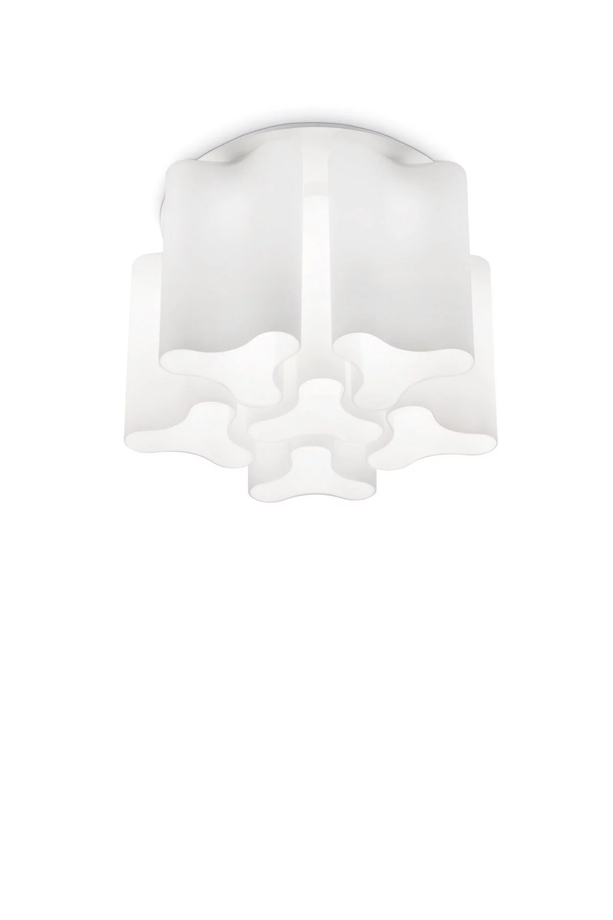   
                        Люстра IDEAL LUX (Італія) 93805    
                         у стилі Модерн.  
                        Тип джерела світла: cвітлодіодні led, енергозберігаючі, розжарювання.                         Форма: Коло.                         Кольори плафонів і підвісок: Білий.                         Матеріал: Скло.                          фото 1