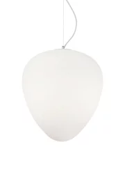   
                        
                        Люстра IDEAL LUX (Італія) 93886    
                         у стилі Модерн, Скандинавський.  
                        Тип джерела світла: світлодіодна лампа, змінна.                         Форма: Коло.                         Кольори плафонів і підвісок: Білий.                         Матеріал: Скло.                          фото 1