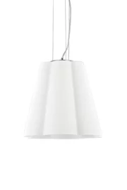   
                        
                        Люстра IDEAL LUX (Італія) 93913    
                         у стилі Модерн, Скандинавський.  
                        Тип джерела світла: світлодіодна лампа, змінна.                         Форма: Коло.                         Кольори плафонів і підвісок: Білий.                         Матеріал: Скло.                          фото 1