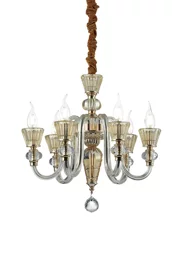   
                        
                        Кришталева люстра IDEAL LUX (Італія) 93925    
                         У стилі Класика.  
                        Тип джерела світла: світлодіодна лампа, змінна.                         Форма: Коло.                                                                          фото 1