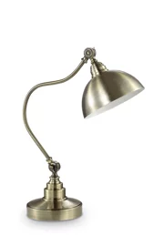   
                        
                        Настільна лампа IDEAL LUX (Італія) 93937    
                         у стилі Лофт.  
                        Тип джерела світла: світлодіодна лампа, змінна.                                                 Кольори плафонів і підвісок: Коричневий.                         Матеріал: Метал.                          фото 1