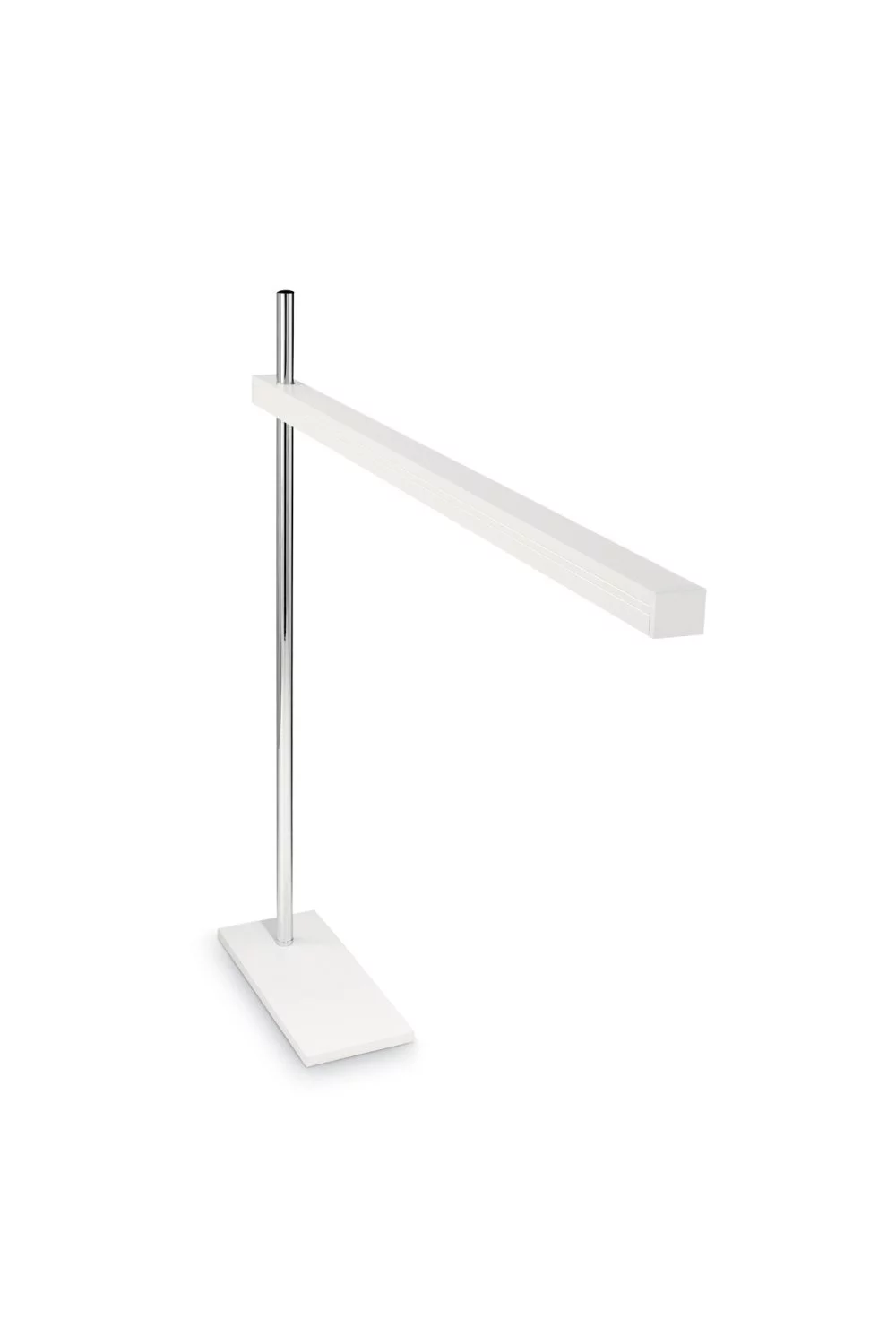   
                        
                        Настільна лампа IDEAL LUX (Італія) 93949    
                         у стилі Хай-тек.  
                        Тип джерела світла: вбудований led-модуль, незмінний.                                                 Кольори плафонів і підвісок: Білий.                         Матеріал: Метал.                          фото 1