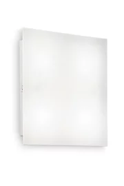   
                        Світильник стельовий IDEAL LUX (Італія) 94029    
                         у стилі модерн.  
                        Тип джерела світла: cвітлодіодні led, люмінесцентні.                         Форма: квадрат.                         Кольори плафонів і підвісок: білий.                         Матеріал: пластик.                          фото 1