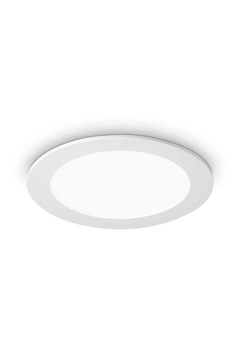   
                        Точковий світильник IDEAL LUX (Італія) 94252    
                         у стилі модерн.  
                        Тип джерела світла: вбудовані світлодіоди led.                         Форма: коло.                         Кольори плафонів і підвісок: білий.                         Матеріал: пластик.                          фото 1