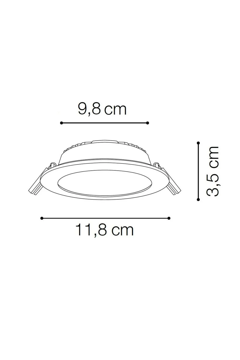   
                        
                        Точковий світильник IDEAL LUX (Італія) 94252    
                         у стилі Модерн.  
                        Тип джерела світла: вбудований led-модуль, незмінний.                         Форма: Коло.                         Кольори плафонів і підвісок: Білий.                         Матеріал: Пластик.                          фото 4