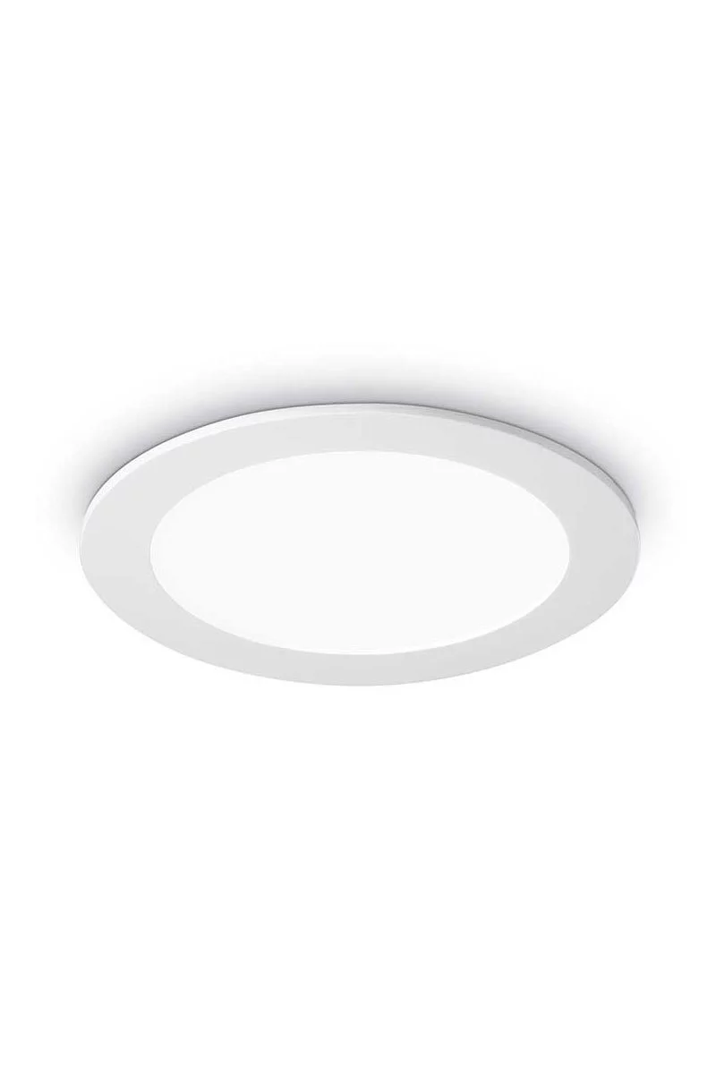   
                        Точковий світильник IDEAL LUX (Італія) 94255    
                         у стилі Модерн.  
                        Тип джерела світла: вбудований led-модуль, незмінний.                         Форма: Коло.                         Кольори плафонів і підвісок: Білий.                         Матеріал: Пластик.                          фото 1
