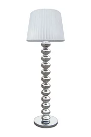   
                        Торшер ZUMALINE (Польща) 94866    
                         у стилі Модерн.  
                        Тип джерела світла: світлодіодна лампа, змінна.                                                 Кольори плафонів і підвісок: Білий.                         Матеріал: Тканина.                          фото 1