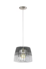   
                        
                        Люстра EGLO (Австрія) 95764    
                         у стилі Модерн.  
                        Тип джерела світла: світлодіодна лампа, змінна.                         Форма: Коло.                         Кольори плафонів і підвісок: Білий, Сірий.                         Матеріал: Дерево.                          фото 1