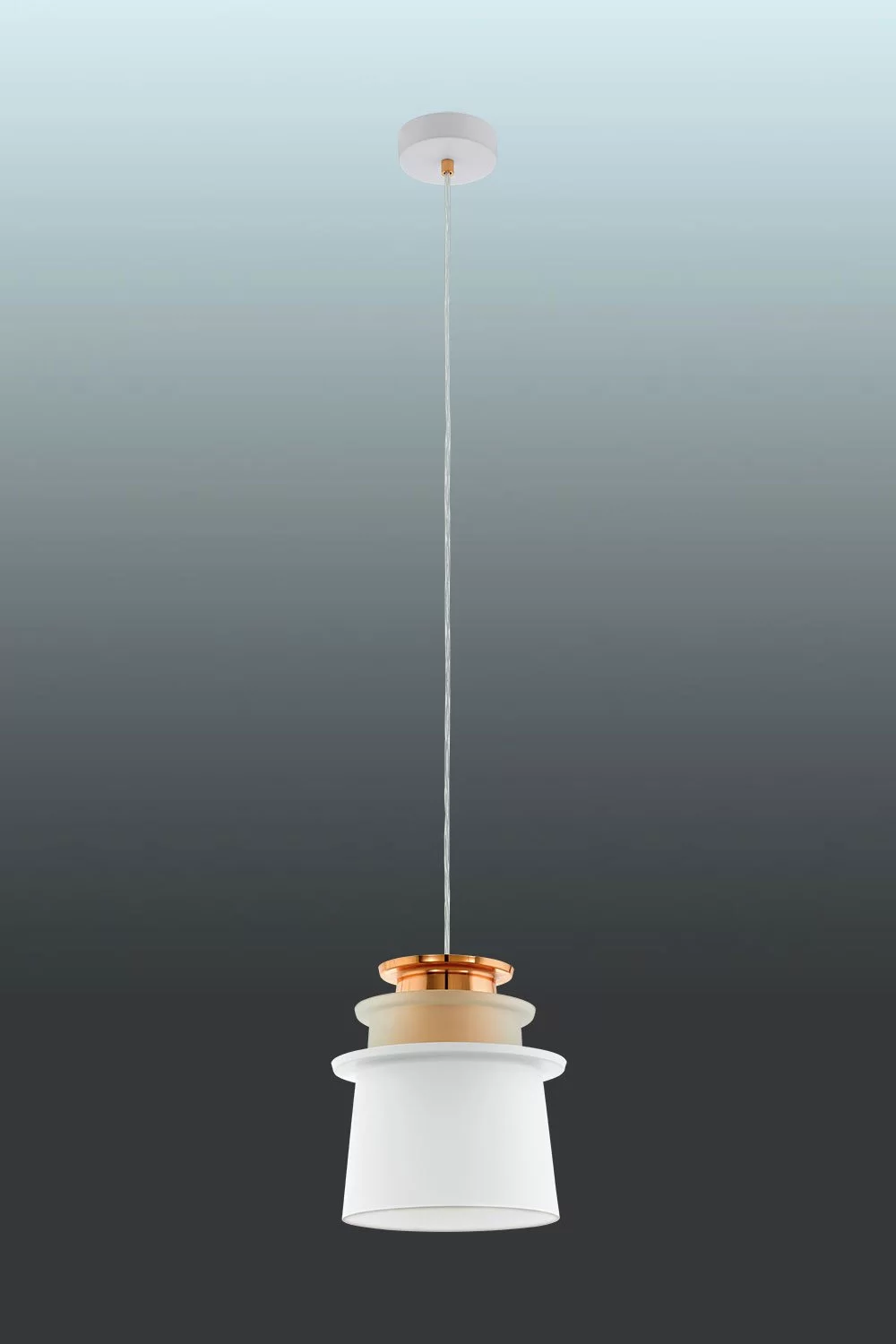   
                        Люстра EGLO (Австрія) 95862    
                         у стилі Модерн.  
                        Тип джерела світла: світлодіодна лампа, змінна.                         Форма: Коло.                         Кольори плафонів і підвісок: Білий.                         Матеріал: Скло.                          фото 1