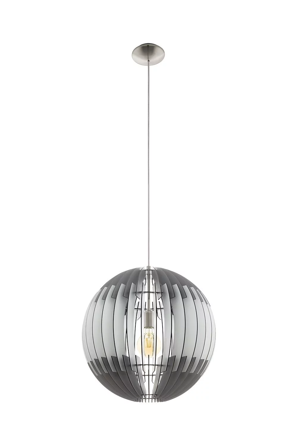   
                        
                        Люстра EGLO (Австрія) 95894    
                         у стилі Модерн.  
                        Тип джерела світла: світлодіодна лампа, змінна.                         Форма: Куля.                         Кольори плафонів і підвісок: Сірий, Білий.                         Матеріал: Дерево.                          фото 1