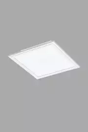   
                        Світильник стельовий EGLO (Австрія) 96021    
                         у стилі модерн.  
                        Тип джерела світла: вбудовані світлодіоди led.                         Форма: квадрат.                         Кольори плафонів і підвісок: білий.                         Матеріал: пластик.                          фото 1