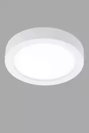   
                        Світильник стельовий EGLO (Австрія) 96024    
                         у стилі модерн.  
                        Тип джерела світла: вбудовані світлодіоди led.                         Форма: коло.                         Кольори плафонів і підвісок: білий.                         Матеріал: пластик.                          фото 1