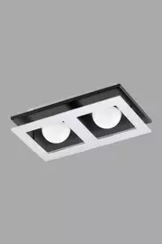   
                        
                        Точковий світильник EGLO (Австрія) 96087    
                         у стилі Модерн.  
                        Тип джерела світла: вбудований led-модуль, незмінний.                         Форма: Прямокутник.                         Кольори плафонів і підвісок: Білий.                         Матеріал: Пластик.                          фото 1
