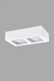   
                        Точечный светильник EGLO  (Австрия) 96108    
                         в стиле модерн.  
                        Тип источника света: встроенные светодиоды led.                         Форма: прямоугольник.                         Цвета плафонов и подвесок: белый.                         Материал: пластик.                          фото 1