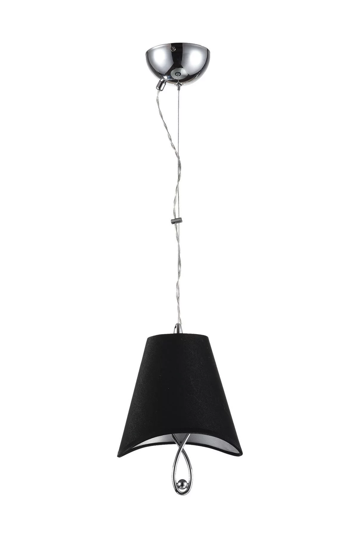   
                        Люстра MAYTONI (Німеччина) 96323    
                         у стилі Модерн.  
                        Тип джерела світла: світлодіодна лампа, змінна.                         Форма: Коло.                         Кольори плафонів і підвісок: Чорний.                         Матеріал: Тканина, Пластик.                          фото 1