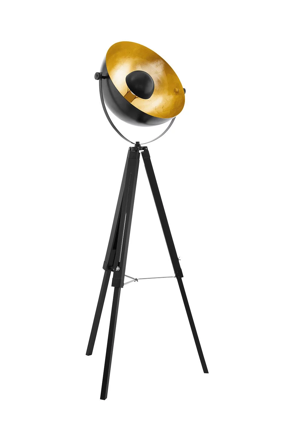   
                        
                        Торшер EGLO (Австрія) 96416    
                         у стилі Лофт.  
                        Тип джерела світла: світлодіодна лампа, змінна.                                                 Кольори плафонів і підвісок: Чорний, Латунь.                         Матеріал: Сталь.                          фото 1