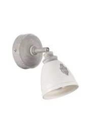   
                        
                        Бра MAYTONI (Германия) 96923    
                         в стиле Прованс.  
                        Тип источника света: светодиодная лампа, сменная.                                                 Цвета плафонов и подвесок: Белый.                         Материал: Керамика.                          фото 1