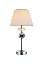   
                        Настільна лампа MAYTONI (Німеччина) 96941    
                         у стилі модерн.  
                        Тип джерела світла: cвітлодіодні led, енергозберігаючі, розжарювання.                                                 Кольори плафонів і підвісок: білий.                         Матеріал: тканина, пластик.                          фото 1