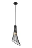   
                        
                        Люстра MAYTONI (Німеччина) 96948    
                         у стилі Лофт, Скандинавський.  
                        Тип джерела світла: світлодіодна лампа, змінна.                         Форма: Коло.                         Кольори плафонів і підвісок: Чорний.                         Матеріал: Метал.                          фото 4