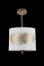   
                        Люстра MAYTONI (Німеччина) 97061    
                         у стилі Флористика.  
                        Тип джерела світла: світлодіодна лампа, змінна.                         Форма: Коло.                         Кольори плафонів і підвісок: Білий, Золото.                         Матеріал: Тканина, Пластик.                          фото 2