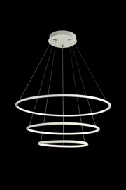   
                        
                        Люстра MAYTONI (Німеччина) 97066    
                         у стилі Хай-тек, Скандинавський.  
                        Тип джерела світла: вбудований led-модуль, незмінний.                         Форма: Коло.                         Кольори плафонів і підвісок: Білий.                         Матеріал: Акрил.                          фото 1