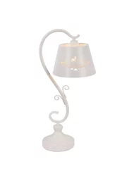   
                        
                        Настольная лампа FREYA (Германия) 97084    
                         в стиле Прованс.  
                        Тип источника света: светодиодная лампа, сменная.                                                 Цвета плафонов и подвесок: Белый, Рисунок.                         Материал: Металл.                          фото 1