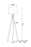   
                        Торшер MAYTONI (Німеччина) 97167    
                         у стилі Скандинавський.  
                        Тип джерела світла: світлодіодна лампа, змінна.                                                 Кольори плафонів і підвісок: Бежевий.                         Матеріал: Тканина.                          фото 6