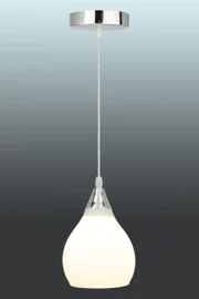   
                        Люстра LAGUNA LIGHTING (Україна) 97206    
                         у стилі Модерн.  
                        Тип джерела світла: світлодіодна лампа, змінна.                         Форма: Коло.                         Кольори плафонів і підвісок: Білий.                         Матеріал: Скло.                          фото 1