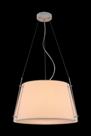   
                        
                        Люстра MAYTONI (Німеччина) 97229    
                         у стилі Скандинавський.  
                        Тип джерела світла: світлодіодна лампа, змінна.                         Форма: Коло.                         Кольори плафонів і підвісок: Білий.                         Матеріал: Тканина, Пластик.                          фото 1