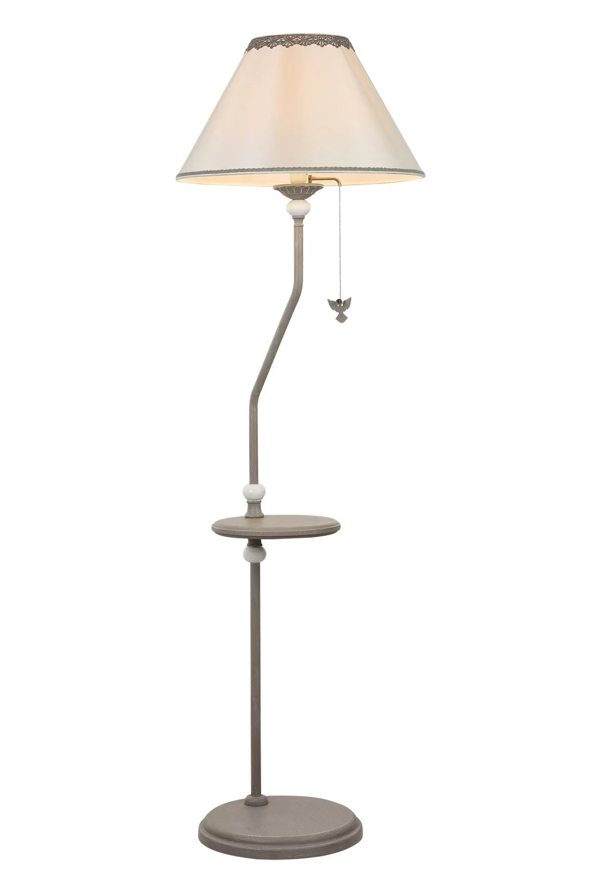   
                        
                        Торшер MAYTONI (Німеччина) 97256    
                         у стилі Прованс.  
                        Тип джерела світла: світлодіодна лампа, змінна.                                                 Кольори плафонів і підвісок: Білий.                         Матеріал: Тканина, Пластик.                          фото 1