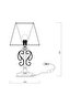   
                        Настільна лампа FREYA (Німеччина) 97262    
                         у стилі класика.  
                        Тип джерела світла: cвітлодіодні led, енергозберігаючі, розжарювання.                                                 Кольори плафонів і підвісок: бежевий.                         Матеріал: тканина, пластик.                          фото 7