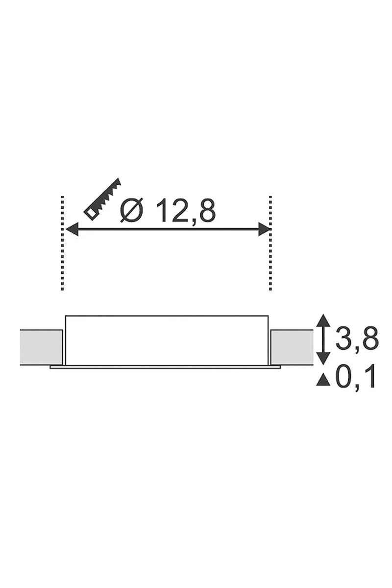  
                        Точковий світильник SLV (Німеччина) 98217    
                         у стилі хай-тек.  
                        Тип джерела світла: вбудовані світлодіоди led.                         Форма: коло.                                                                          фото 2