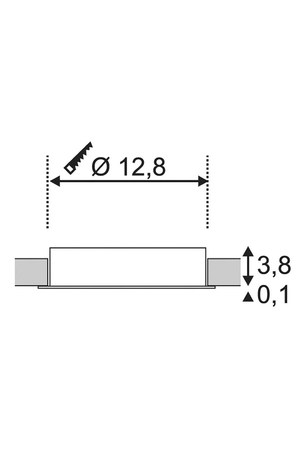   
                        Точковий світильник SLV (Німеччина) 98217    
                         у стилі хай-тек.  
                        Тип джерела світла: вбудовані світлодіоди led.                         Форма: коло.                                                                          фото 5