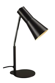   
                        
                        Настільна лампа SLV (Німеччина) 98388    
                         у стилі Скандинавський.  
                        Тип джерела світла: світлодіодна лампа, змінна.                                                 Кольори плафонів і підвісок: Чорний.                         Матеріал: Алюміній, Сталь.                          фото 1