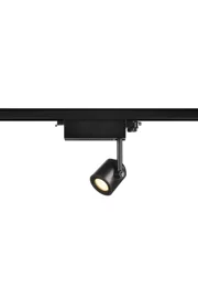   
                        
                        Трековый светильник SLV (Германия) 98501    
                         в стиле Хай-тек.  
                        Тип источника света: встроенный led-модуль, несъемный.                         Форма: Круг.                         Цвета плафонов и подвесок: Черный.                         Материал: Алюминий.                          фото 1