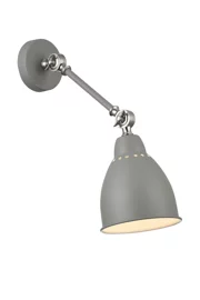   
                        
                        Бра MAYTONI (Німеччина) 99128    
                         у стилі Скандинавський.  
                        Тип джерела світла: світлодіодна лампа, змінна.                                                 Кольори плафонів і підвісок: Сірий.                         Матеріал: Метал.                          фото 1