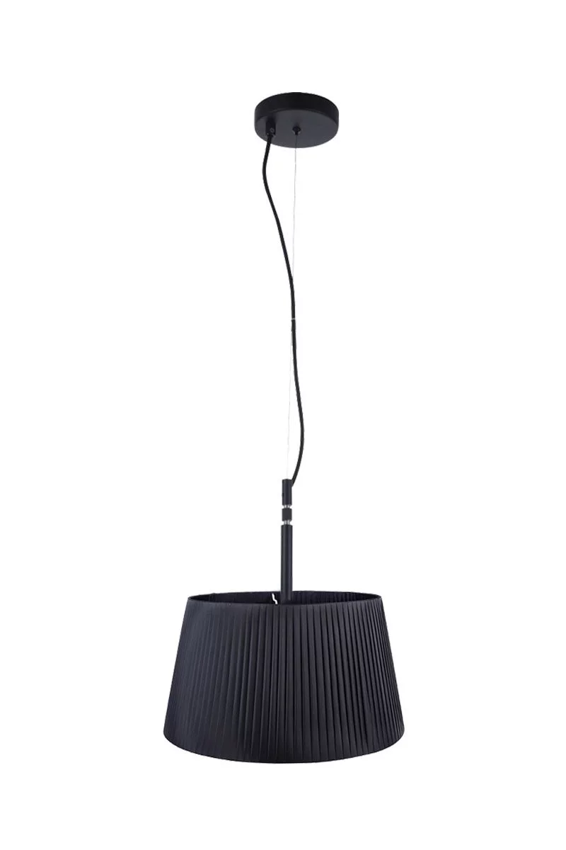   
                        
                        Люстра MAYTONI (Німеччина) 99144    
                         у стилі Модерн.  
                        Тип джерела світла: світлодіодна лампа, змінна.                         Форма: Коло.                         Кольори плафонів і підвісок: Чорний.                         Матеріал: Тканина.                          фото 1