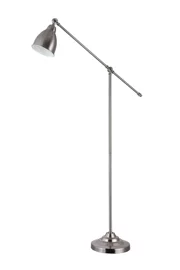  
                        Торшер MAYTONI (Німеччина) 99165    
                         у стилі Скандинавський.  
                        Тип джерела світла: світлодіодна лампа, змінна.                                                 Кольори плафонів і підвісок: Сірий.                         Матеріал: Метал.                          фото 1