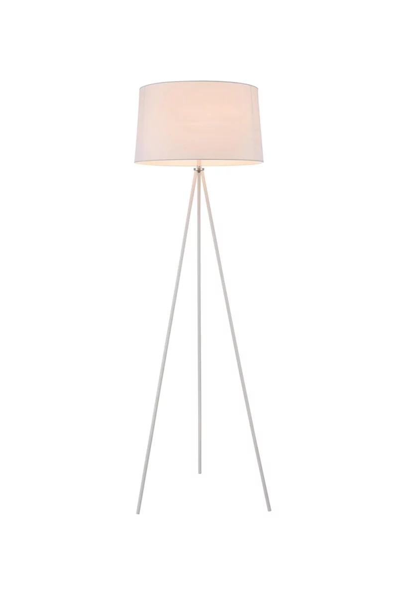   
                        Торшер FREYA (Німеччина) 99199    
                         у стилі Скандинавський.  
                        Тип джерела світла: світлодіодна лампа, змінна.                                                 Кольори плафонів і підвісок: Білий.                         Матеріал: Тканина, Пластик.                          фото 1