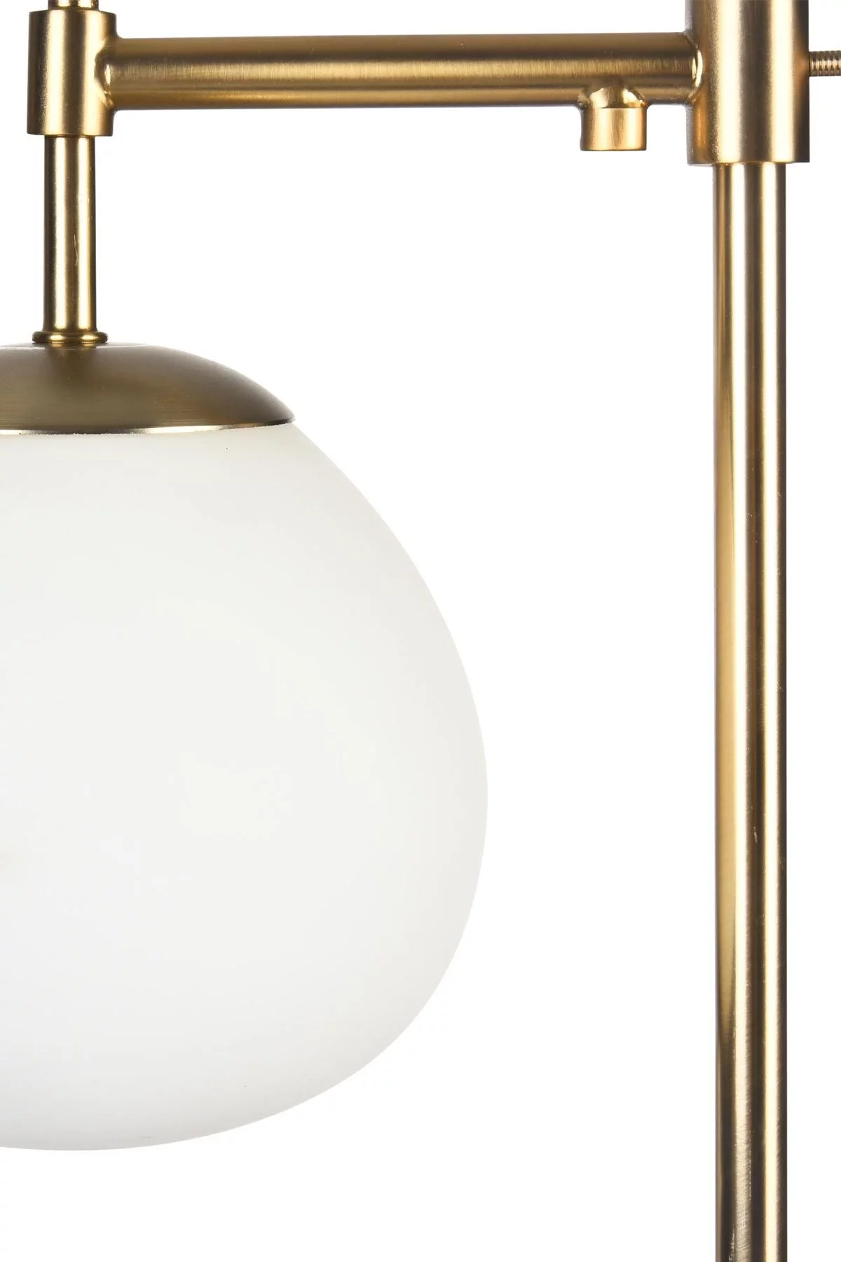   
                        Настільна лампа MAYTONI (Німеччина) 99206    
                         у стилі скандинавський.  
                        Тип джерела світла: cвітлодіодні led, енергозберігаючі, розжарювання.                                                 Кольори плафонів і підвісок: білий.                         Матеріал: скло.                          фото 3